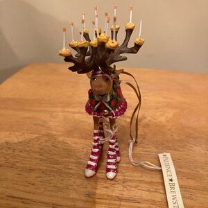 Patience Brewster Dash Away Donna Reindeer Ornament w/ Box & Tag